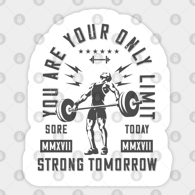 Good things come to those who sweat Sticker by ZM1